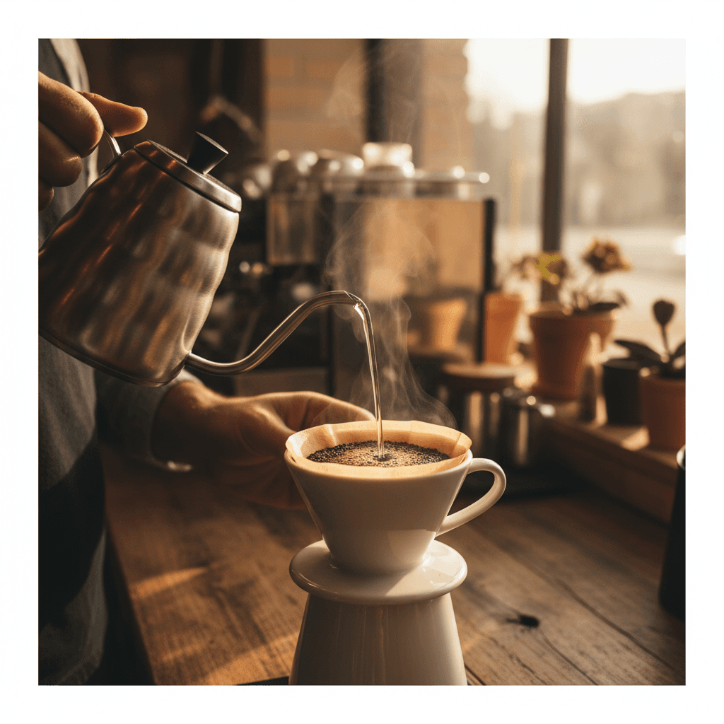 Brewing in the jebena