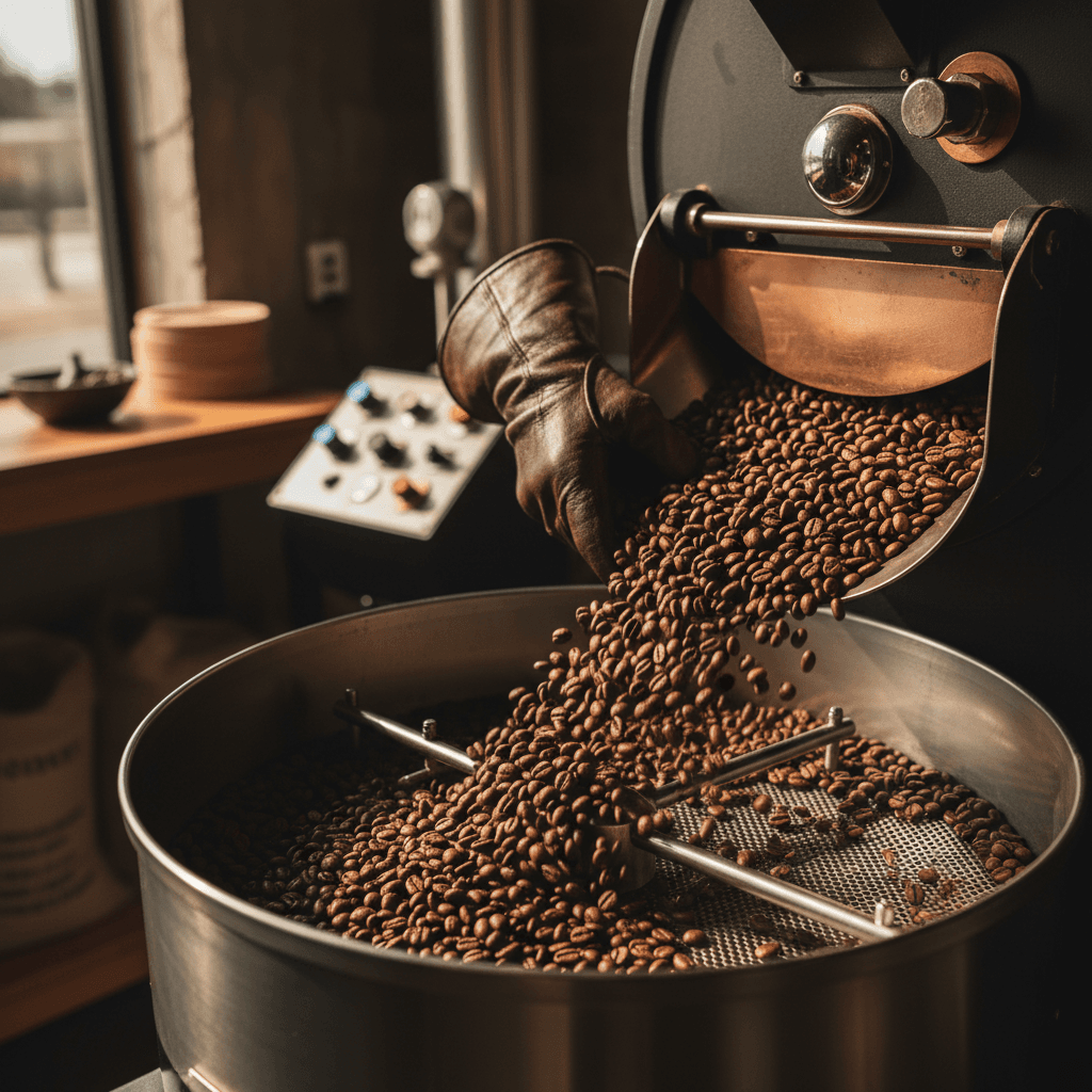 Coffee roasting process