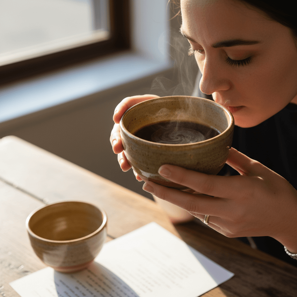 Three rounds of coffee